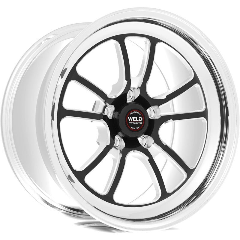 Weld S70 RT-S 17x4.5 / 5x4.75 BP/ 1.7in BS Black Wheel 3.18in ID -27mm Offset (Low Pad)-Non-Beadlock