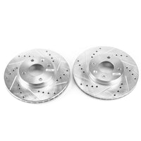 Power Stop 16-19 Chevrolet Spark Front Evolution Drilled & Slotted Rotors - Pair