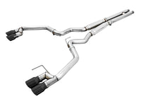 AWE Tuning 2018+ Ford Mustang GT (S550) Cat-Back Exhaust - Track Edition (Quad Diamond Black Tips)