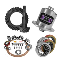 Yukon Gear 8.2in GM 3.55 Rear Ring & Pinion Install Kit 28 Spline Positraction 2.25in Axle Bearings