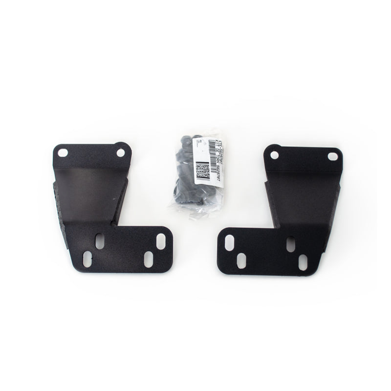 Go Rhino 19-21 Chevrolet Silverado (Excl. Driver Alert Pkg) RC4 & RC3 LR Brackets - Tex. Blk