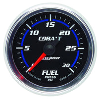 Autometer Cobalt 52mm 0-30 PSI Full Sweep Electronic Fuel Pressure Gauge