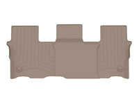 WeatherTech 22-23 Jeep Grand Wagoneer/Wagoneer Rear 3rd Row Rubber Mats - Tan (8 Passenger)