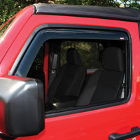 Westin 2018-2019 Jeep Wrangler JL In-Channel Wind Deflector 2pc - Smoke