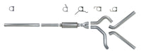 Diamond Eye KIT 4in Catback DUAL SS: 2004.5-2007.5 DODGE CUMMINS 600