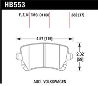 Hawk Performance Ceramic Street Brake Pads