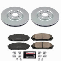 Power Stop 14-15 Jeep Cherokee Front Z23 Coated Brake Kit