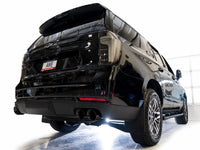 AWE Tuning 2021+ GMC Suburban/Yukon XL 5.3L 0FG Split Rear Exit Catback - Quad Diamond Blk Tips