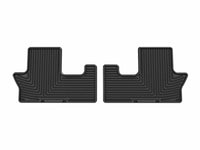 WeatherTech 24-26 Hyundai Santa Fe 2nd Row Rear All-Weather Floor Mats - Black