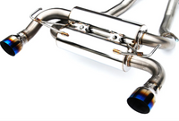 Invidia 2022+ Nissan Z 70mm Gemini Cat Back Exhaust - Single Layer TI Tips