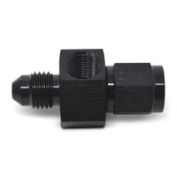Russell Fuel Pressure Take Off -4 An Female To Male W/ 1/8in Npt Blk Anodize