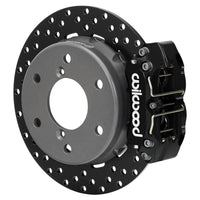 Wilwood 2024 Can Am Maverick Rear Brake Kit 11.60in Drilled - Black