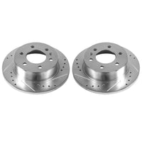 Power Stop 07-09 Dodge Sprinter 2500 Rear Evolution Drilled & Slotted Rotors - Pair