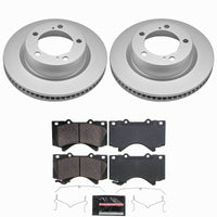 Power Stop 08-11 Lexus LX570 Front Z23 Coated Brake Kit