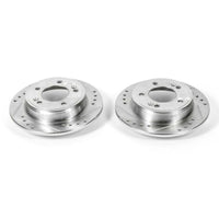 Power Stop 11-19 Hyundai Elantra Rear Evolution Drilled & Slotted Rotors - Pair