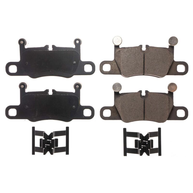 Power Stop 16-18 Porsche 911 Rear Z17 Evolution Ceramic Brake Pads w/Hardware