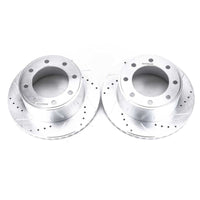 Power Stop 05-2012 Ford F-350 Super Duty Rear Drilled & Slotted Rotor - Pair