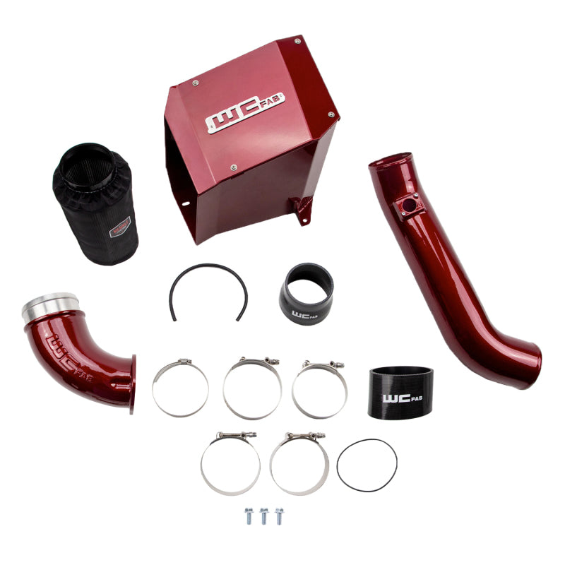 Wehrli 01-04 Duramax LB7 4in. Stage 2 Intake Kit - Bengal Silver