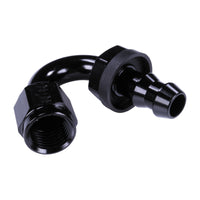 Russell 6AN Twist-Lok 150 Degree Hose End - Black