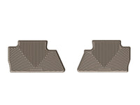 WeatherTech 14+ Chevrolet Silverado Rear Rubber Mats - Tan