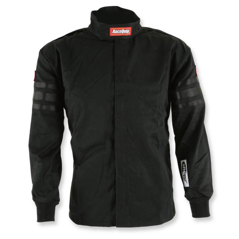 RaceQuip Black Trim SFI-1 JR. Jacket - Kids XXL