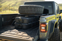 DV8 Offroad 2020+ Jeep Gladiator JT Adjustable In-Bed Tire Carrier