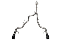Corsa 2021-2025 Ford F-150 SuperCrew/5.5ft Bed 3.5L V6 Sport Cat-Back Dual Rear Exit-Black PVD