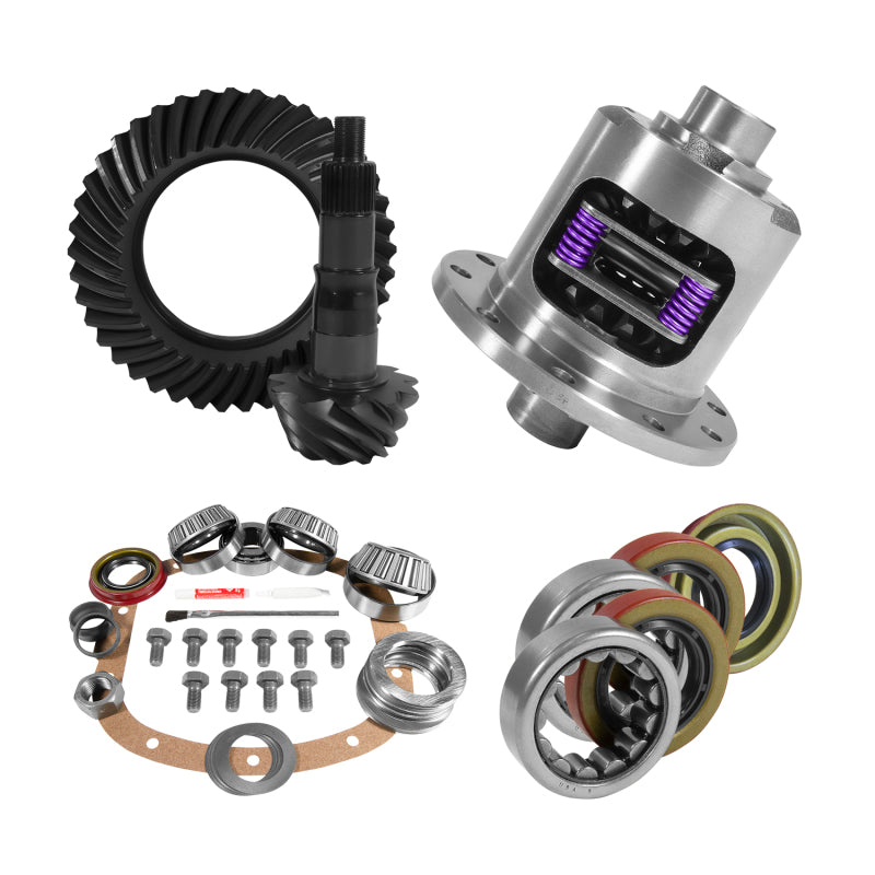 Yukon Gear 7.5in/7.625in GM 4.11 Rear Ring & Pinion Install Kit 28 Spline Positraction Axle Bearings