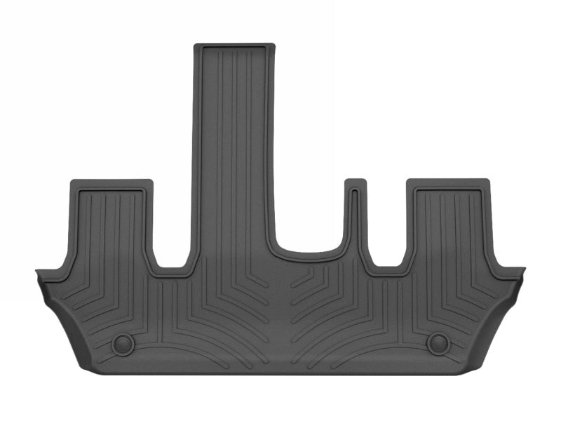 WeatherTech 2025+ Infiniti QX80/Nissan Armada 2nd Row Bucket Seats w/ Mini Console FloorLiner- Black