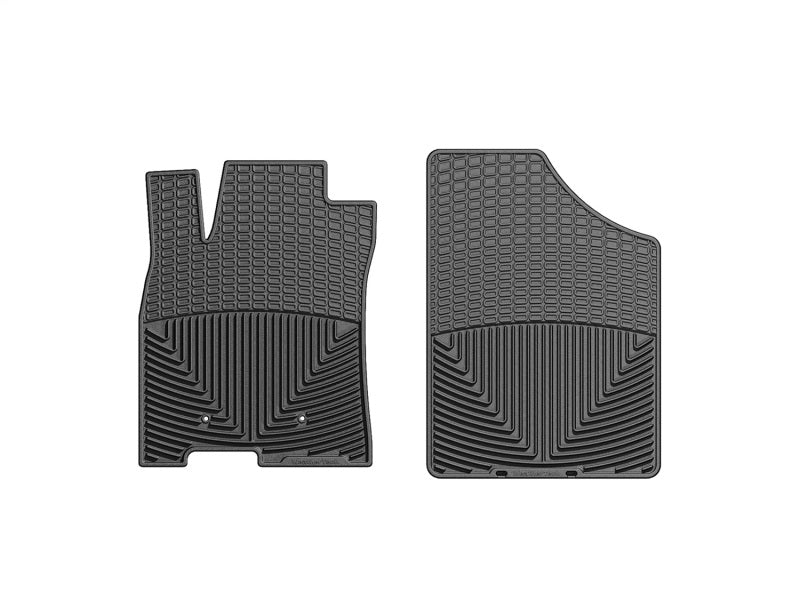 WeatherTech 06+ Cadillac DTS Front Rubber Mats - Black