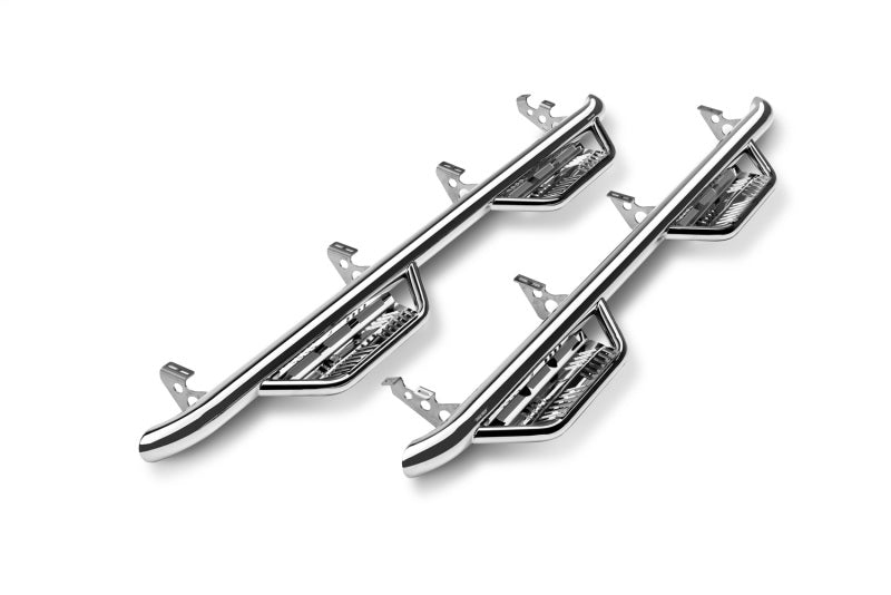 N-Fab Podium SS 14-17 Chevy-GMC 1500 Double Cab - Polished Stainless - 3in
