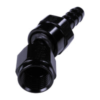 Russell 6AN ProClassic Crimp 30 Degree Hose End - Black