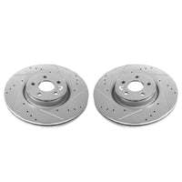 Power Stop 12-18 Volvo S60 Front Evolution Drilled & Slotted Rotors - Pair
