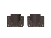 WeatherTech 2013+ Lexus GS Rear Rubber Mats - Cocoa