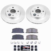 Power Stop 96-98 Toyota Paseo Front Z23 Coated Brake Kit