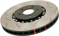 DBA 12-16 Ford Focus ST T3 5000 Series Uni-Directional Slotted Rotor Black Hat - Front