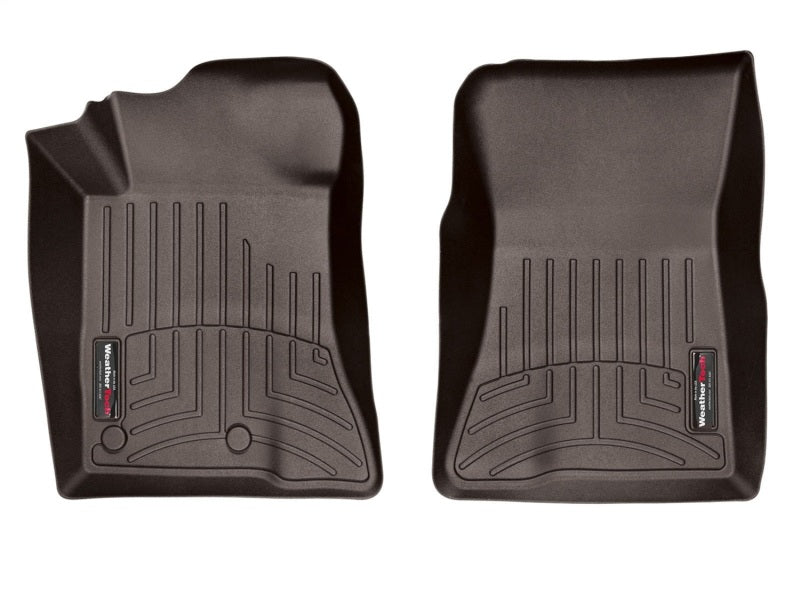 WeatherTech 2015+ Ford Mustang Front FloorLiner - Cocoa
