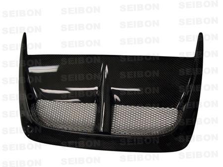 Seibon 06-07 Subaru WRX/STi STi Carbon Fiber Hood Scoop - Only Fits OEM Hoods (Not Seibon Hoods)