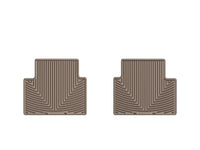 WeatherTech 08-13 Nissan Rogue Rear Rubber Mats - Tan