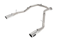 aFe Large Bore-HD 3in 409SS DPF-Back Exhaust System w/ Polished Tip RAM 1500 20-21 V6-3.0