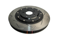 DBA T3 5000 Slotted Series w/ Black Hat Front Left 2012 Nissan GTR R35
