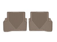 WeatherTech 2017+ Mercedes-Benz E-Class Rear Rubber Mats - Tan