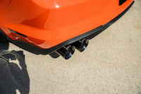 Corsa 20-22 Ford Mustang GT500 3.0in Dual Rear Exit Catback w/ Twin 5.0in Blk Straight Cut Pro Tips