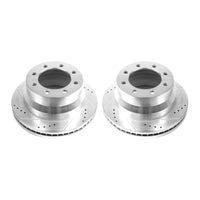 Power Stop 09-20 GMC Savana 4500 Rear Drilled & Slotted Rotor - Pair