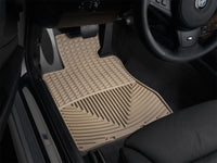 WeatherTech 04-07 BMW 525i Front Rubber Mats - Tan
