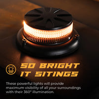 Putco Hornet Beacon Strobe Light Bar - (Amber/White)