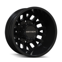 Mayhem 8107D Cogent Dually 17x6.5 / 8x210 BP / -142mm Offset / 154.2mm Hub Gloss Black Wheel