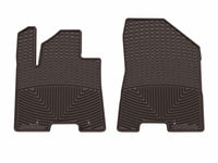 WeatherTech 19-21 Hyundai Tucson 1st Row Front All-Weather Floor Mats 2pc - Cocoa