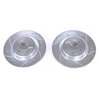Power Stop 16-18 Jaguar XE Rear Evolution Drilled & Slotted Rotors - Pair