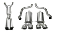 Corsa 06-08 Chevrolet Corvette C6 (A/T) 2.5in Xtreme Cat-Back Exhaust - 3.5in Twin Tips